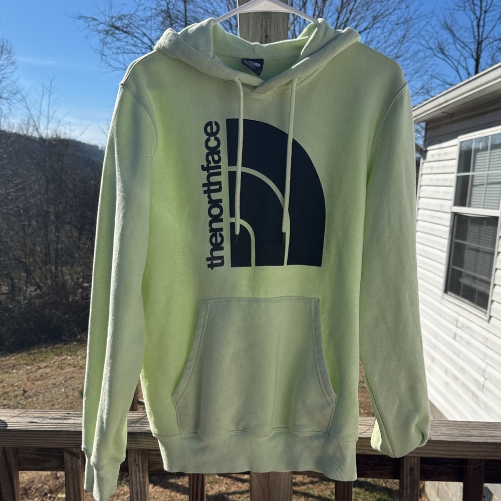 The North Face Men's Light Green Hoodie